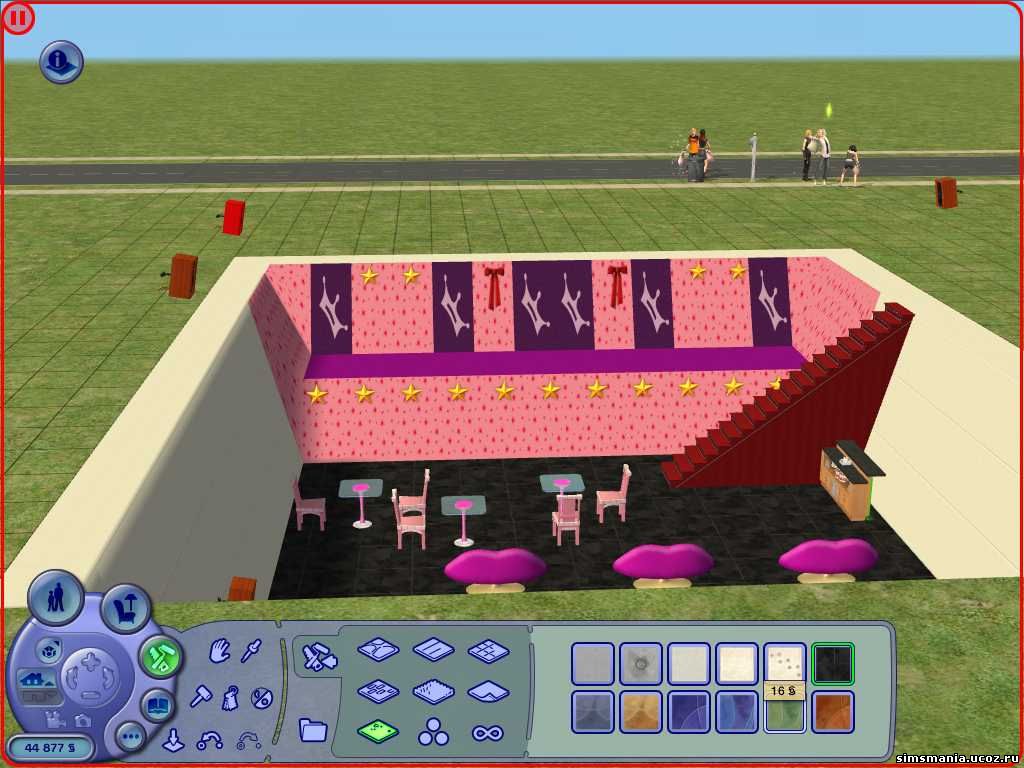 Sims 2 сцена