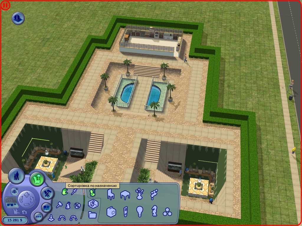 Sims 2 кафе
