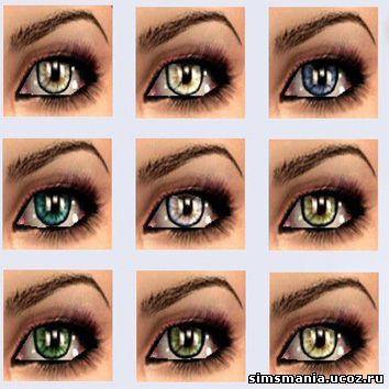 Глаза для Sims 2 скачать