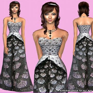 Женская формальная одежда для Sims 2 скачать